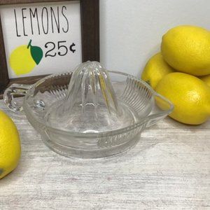 Vintage Glass Citrus Juicer Reamer
